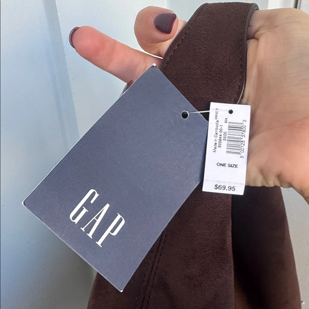 GAP Vegan Suede Slouchy Tote Bag – NWT - Picture 6 of 7